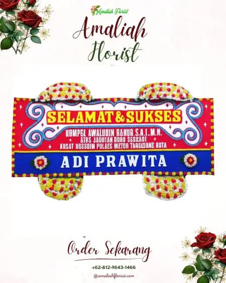 Papan Bunga Ucapan Selamat Sawahpadang Aua Kuniang